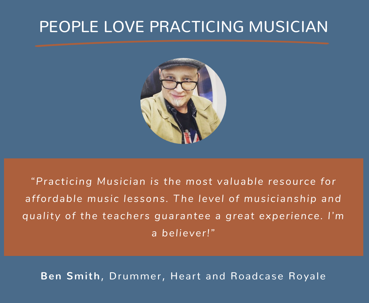 People Love Practicing Musician
