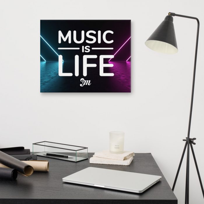 Music is life on canvas