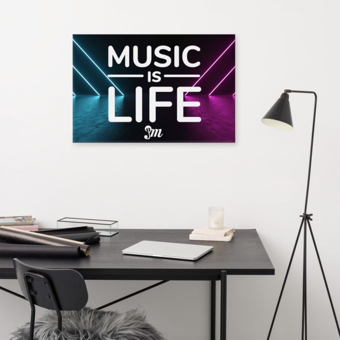 Music is life on canvas