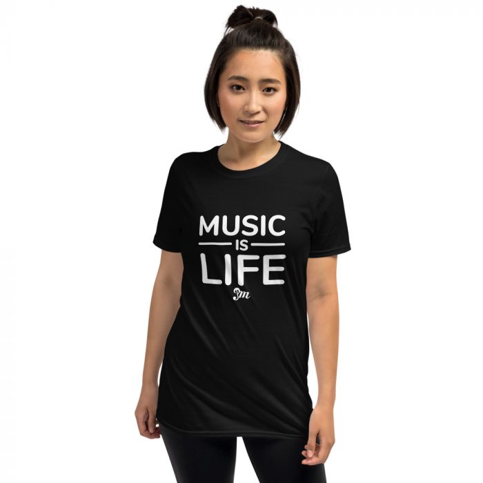 music is life t shirt soft style