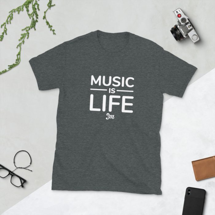 music is life t shirt soft style