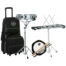 Built with inspiring style and attention to the details that promote success, Mapex educational percussion kits offer a solid foundation for student percussionists. High quality sticks and mallets by Innovative Percussion, durable stylish bags, 32 note bells with silver sparkle front rail and unique note name accessory, and optional lightweight 12? wood snare drum in silver sparkle finish enhance the student experience.