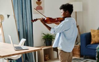 violin practicing online