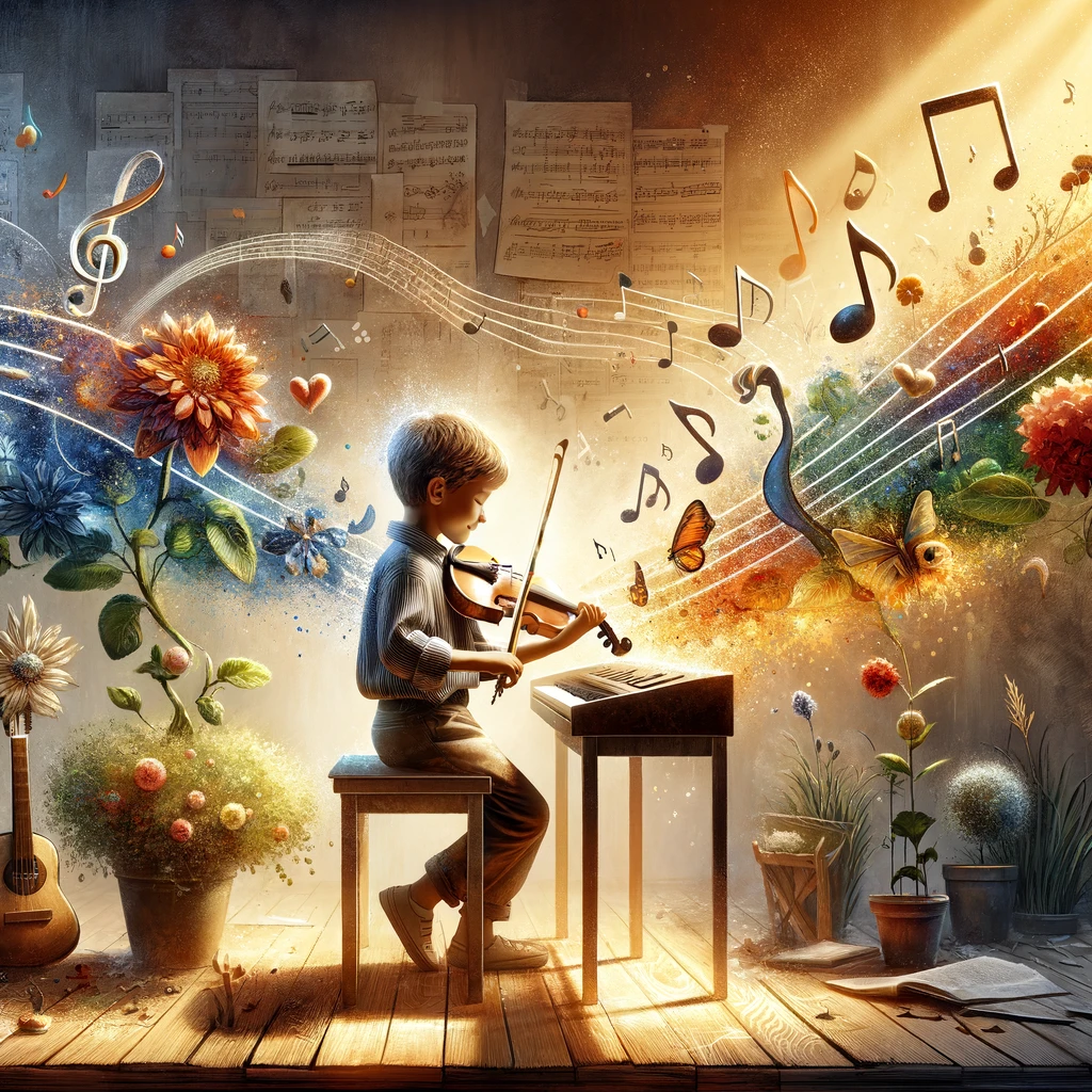 music gives kids joy and a since of accomplishment