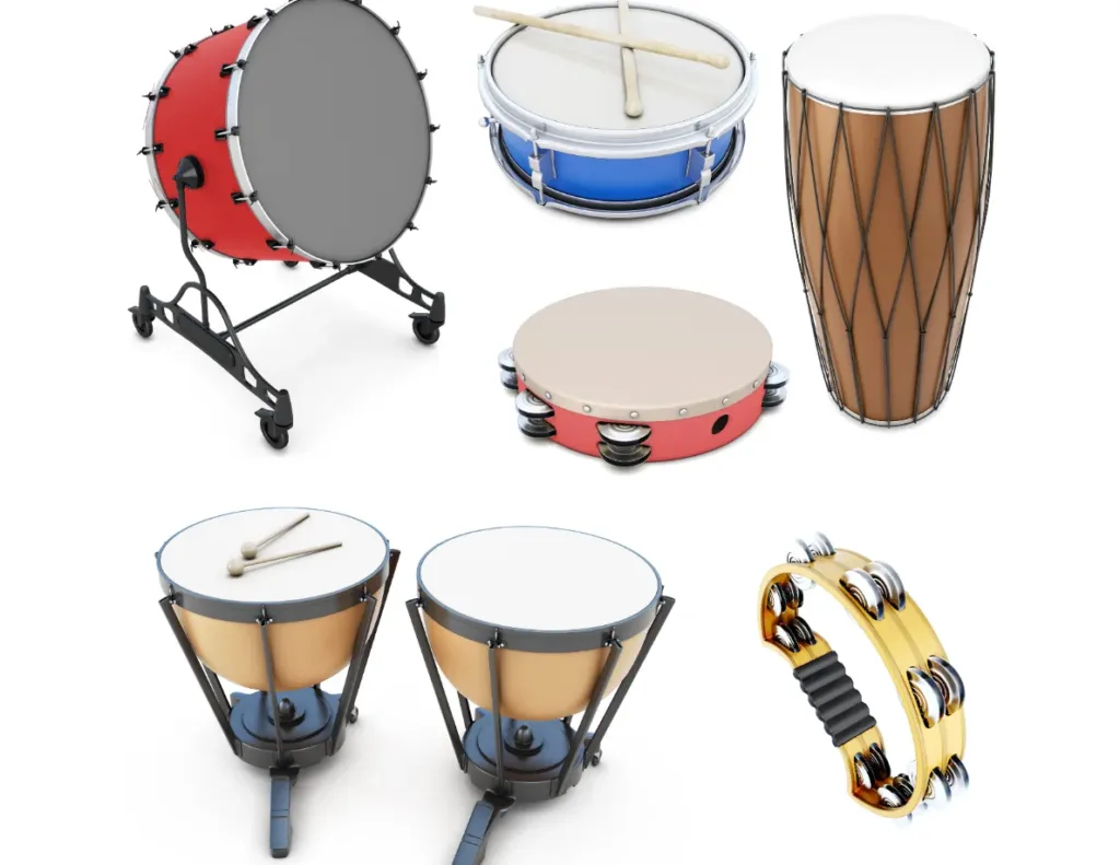 Percussion instruments offer a unique opportunity to teach rhythm,