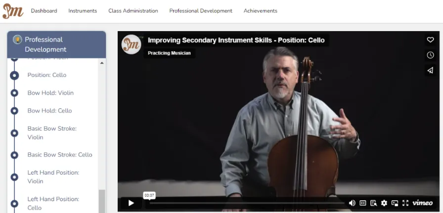 practicing Musician online education - video screenshot- Practicing Musician Summer Symposium