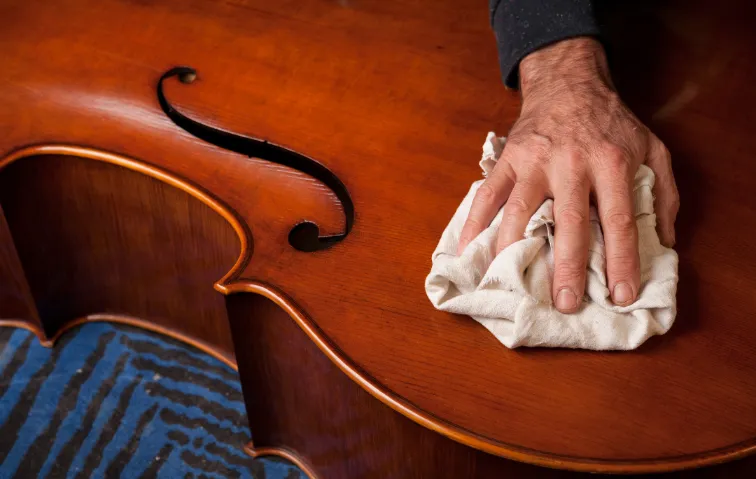 string instruments wipe down