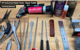 Tool kit for instruments, Essential Instruments, instrument repair, Music Teacher’s Toolkit