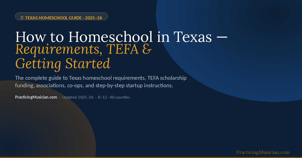 how to homeschool in Texas